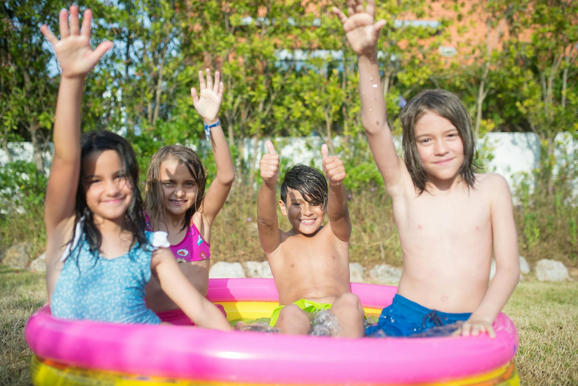 kids backyard pool